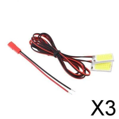 3X LED Navigation Lights Strobe Light Flashing Lamp Kit for RC Plane Helicopter - Image 1 of 4