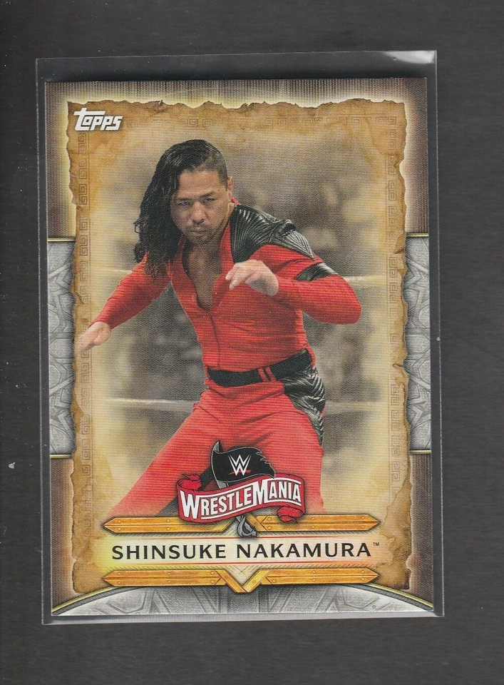 SHINSUKE NAKAMURA   #WM-46 2020 WRESTLEMANIA  ROSTER CARD NICE!**** Foto 1 de 1
