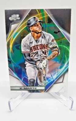 2022 Topps Chrome Cosmic Ketel Marte Base #68 Arizona Diamondbacks - Image 1 of 2