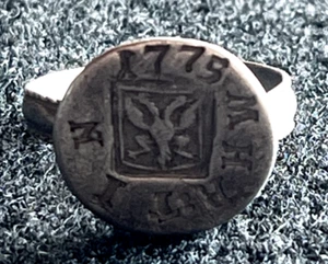 1775 Russian Army Silver Ring Pugachev's Rebellion Peasants' War Original - Picture 1 of 5