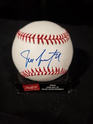 CUBOS DE BEISEBOL ASSINADOS POR SAN FRANCISCO GIANTS JEFF SAMARDZIJA MLB CERTIFICADO DE AUTENTICIDADE - Imagem 1 de 3