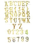 100MM(4Inch) Home Address Brass Polish Gold Alphabet Letters&Number With Screws