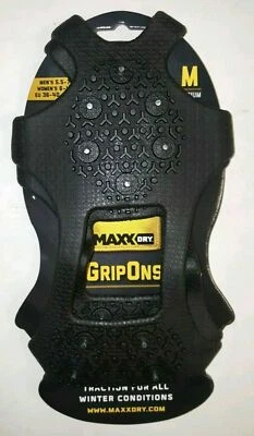 MaxxDry GripOns Winter Traction Cleats Multiple Sizes Available