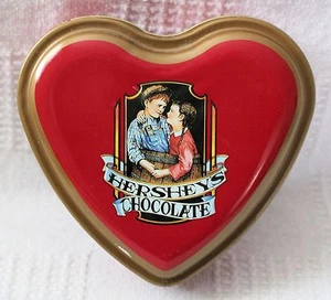 Hershey's Chocolate Día de San Valentín lata de coleccionista en forma de corazón - Imagen 1 de 5