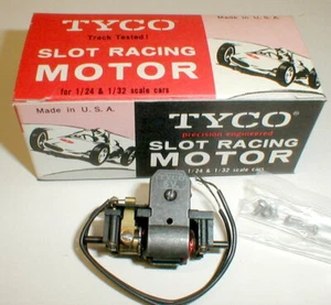 6 Volt Sidewinder TYCO 951 Motor Black Slot Car Motor 25,500 RPM Vintage NOS - Picture 1 of 12