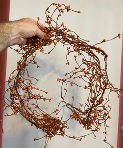 3 Primitive Fall Halloween Berry Wreaths & Table Decor Country - Picture 1 of 2
