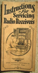1929 Jewell Electrical Instrument Co. Anleitung zur Wartung von Funkempfängern - Bild 1 von 6