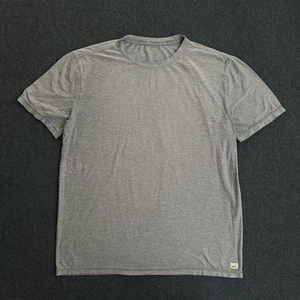 Vuori T-Shirt Strato Tech Tee Uomo XLarge Greige Heather Marrone Manica Corta - Foto 1 di 6