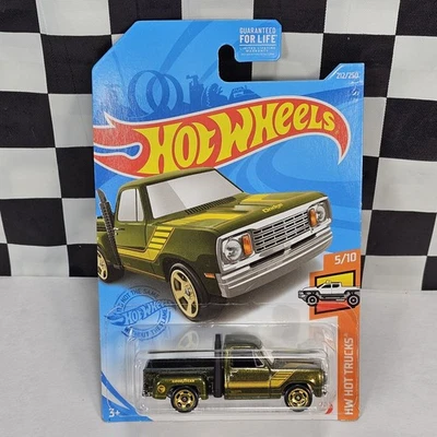 Camión expreso Dodge Li'l 1978 Hot Wheels rojo Treasure Hunt camioneta verde verde verde  Foto 1 de 4