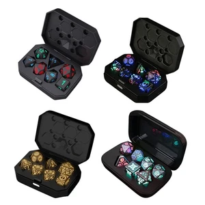 7Pcs LED DND Dice Set, Light Up Dice with USB Charging Box Role Playing RPG - Picture 1 of 16