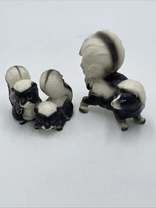 2 zorrillos de cerámica 1 estatuilla de Harvey Knox Kingdom arte global Japón 1 sin marca - Imagen 1 de 6