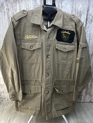 Cabela’s Safari Field Utility Jacket Mens XL  Beige Tactical Hunting Photography - image 1 of 4