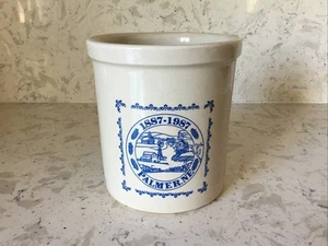 1987 Palmer, NE Centennial Steinzeug Topf 4,75” Durchmesser x 5,25” hoch - Bild 1 von 7