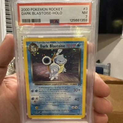 2000 Pokémon TCG Dark Blastoise Holo Rare #3 PSA 7 NM - Image 1 of 2