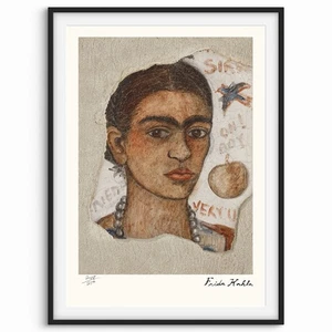 FRIDA KAHLO : Self-Portrait, 1933, Signed Print, Edition 248/250. - Picture 1 of 5