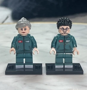 Lego Squid Game Jang Geum-Ja Park Young-Sik Spieler 149 007 Custom Minifigur - Bild 1 von 2