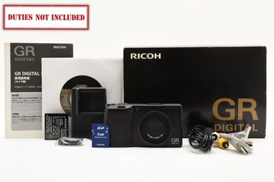 Count 318 [Top MINT] RICOH GR DIGITAL II 10.1MP Digital Camera Black From JAPAN - Image 1 of 4