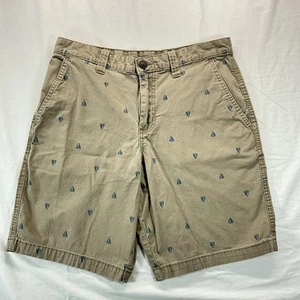 Magellan Men’s Flat Front Chino Men’s Shorts Sailboat All Over Print 30W - Picture 1 of 13