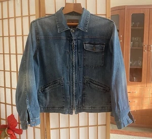 Ralph Lauren Lauren Jeans Co Jeansjacke mit Reißverschluss vorne Damengröße 2X - Bild 1 von 8