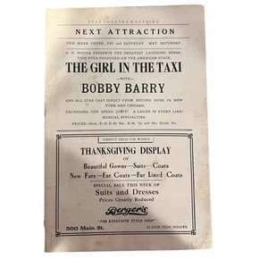 Antik 1910 Star Theater Zeitschrift Programm "Das Mädchen im Taxi" Julia Ring  - Bild 1 von 15