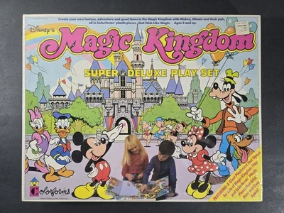 New Colorforms Disney's Magic Kingdom Super Deluxe Playset Factory Sealed #4125 - Image 1 of 3