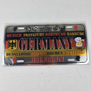Deutschland Städte Neuheit Nummernschild Berlin München Frontschild LaserGifts LP009 - Bild 1 von 11