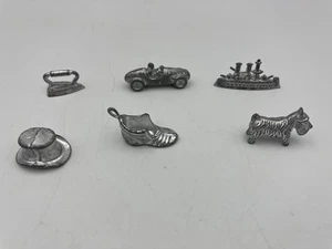 Monopoly - Waddingtons 1972 - Full Set of Six Playing Tokens - Spare Parts - Picture 1 of 2