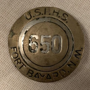 Vintage Brass U.S.P.H.S. Pin. Damaged see photos  - Picture 1 of 5