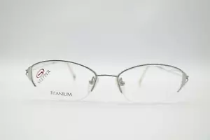 Montura de gafas vintage Stepper SI-3073 titanio plata media marca NOS - Imagen 1 de 6