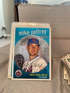 2008 Topps Heritage Chrome #C225 Mike Pelfrey/1959 METS! KF1 - Picture 1 of 2