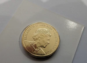 2024 $1 Dollar UNC coin JC Queen effigy - Change Of Monarch Set ONE DOLLAR - Picture 1 of 2