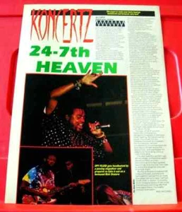 24-7 Spyz Vintage ORIGINAL 1989 Kerrang Full Page GIG REVIEW ARTICLE Funk Metal - Imagen 1 de 3
