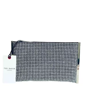 Ted Baker Glitzze Silver Crystal Small Zip Top Crossbody Bag - New - RRP £130 - Picture 1 of 6
