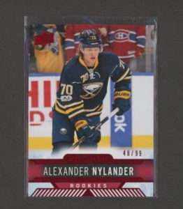2017-18 Upper Deck Overtime Rookies Red #47 Alexander Nylander 48/99 - Picture 1 of 1
