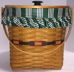 *Longaberger*1998 Cesta de azafata, forro, tapa y protector*16314R s125 - Imagen 1 de 8