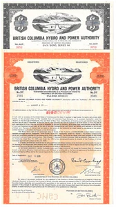 British Columbia Hydro and Power Authority 2er Set Anleihezertifikate - Bild 1 von 1