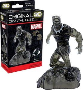Bepuzzled, Marvel Black Panther Super Hero Original 3D Crystal Puzzle, for Puzzl - Picture 1 of 12