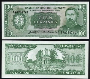 PARAGUAY π΅πΎ P205* PREFIX A* 100 GUARANIES* ND 1982* UNC GEM* USA SELLER - Picture 1 of 1