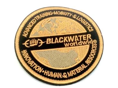 PATCH NATION Blackwater Weltweit Bestickt Softair Cosplay Patch