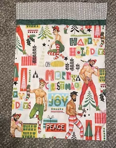 Funda de Almohada - Sexy Lindo Hombres Navidad Elfo Estándar 28x19” Ojo de Elfo Caramelo Santa - Imagen 1 de 8