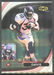 1999 Upper Deck Ionix Terrell Davis Denver Broncos #19 - Picture 1 of 2