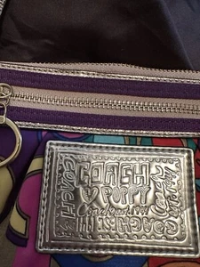 COACH POPPY COLLECTION MULTICOLOR  SIGNATURE WRISTLET- NWT - Picture 1 of 6