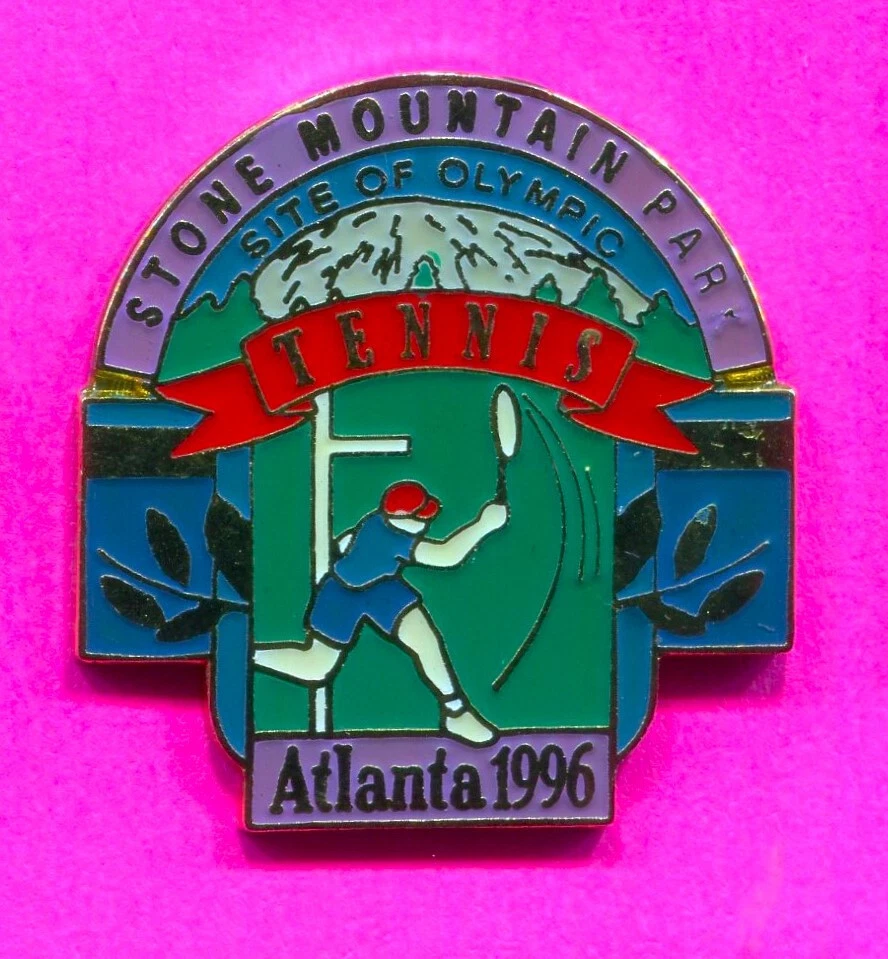 1996 OLYMPIC PIN TENNIS VENUE PIN STONE MOUNTAIN PARK PIN - Image 1 of 1