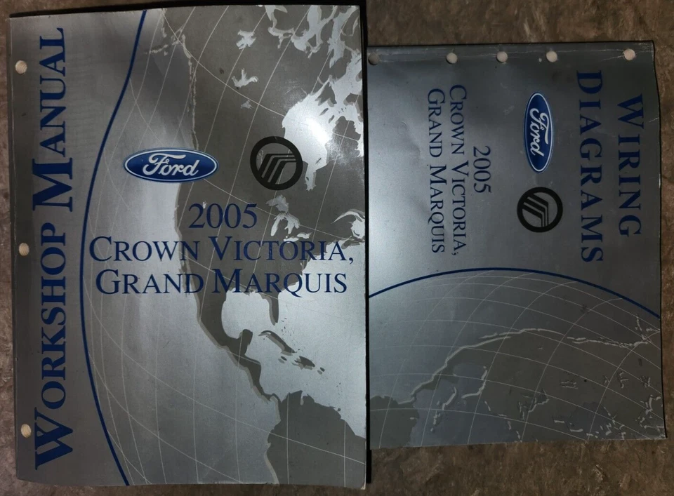 Ford Crown Victoria Mercury Grand Marquis 2005 manual de servicio y diagrama de cableado Foto 1 de 1