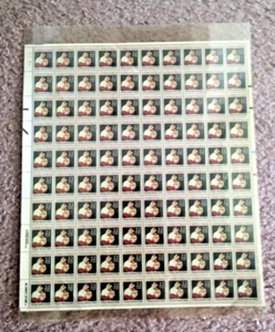 22-cent stamps, Moroni National Gallery Madonna & Child, full sheet 100, 1987 - Picture 1 of 3
