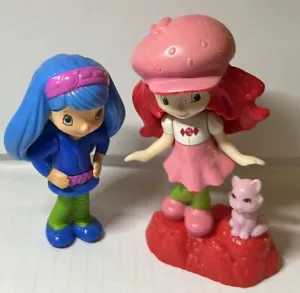 Strawberry Shortcake and Blueberry Muffin Scented McDonald's Toys 3" 2011 - Picture 1 of 10