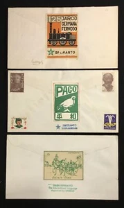 USA - ESPERANTO 1949/61 - 5 x COVER - ESPERANTO LABELS - TO HOLLAND - F/VF @1 - Picture 1 of 4