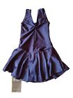 Tappers And Pointers Skirted Leotard RAD Ballet Dance dress. Navy lycra. Size 1
