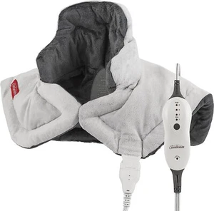 Sunbeam Contoured Heating Pad for Neck & Shoulder Pain Relief with Auto Shut Off - Picture 1 of 7