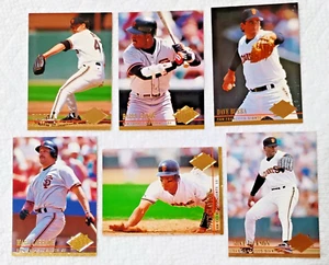 6 Baseball cards ALL San Francisco GIANTS FLEER UL TRA 1994 Unforgettable team - Picture 1 of 2